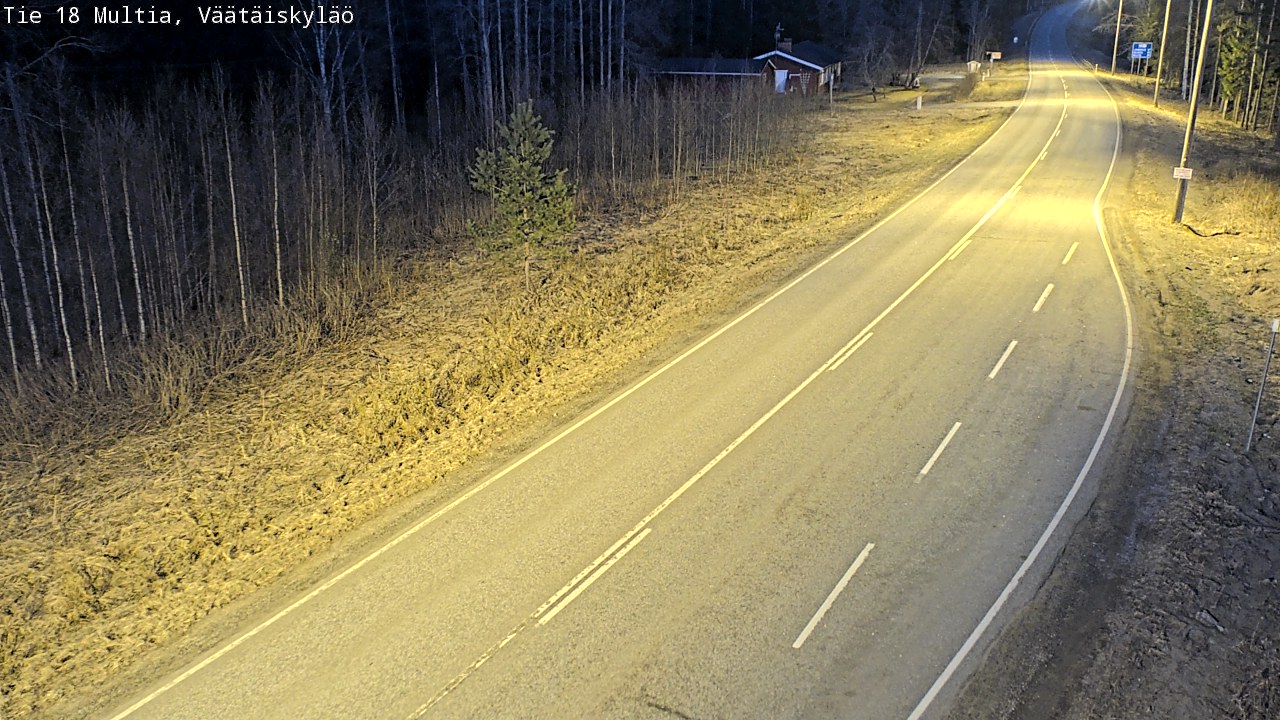 Weather Camera Image Väg 18 Multia, Väätäiskylä, Multia, Keski-Suomi