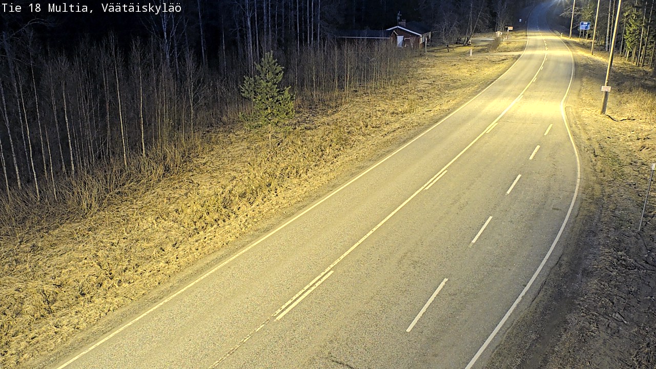 Weather Camera Image Väg 18 Multia, Väätäiskylä, Multia, Keski-Suomi