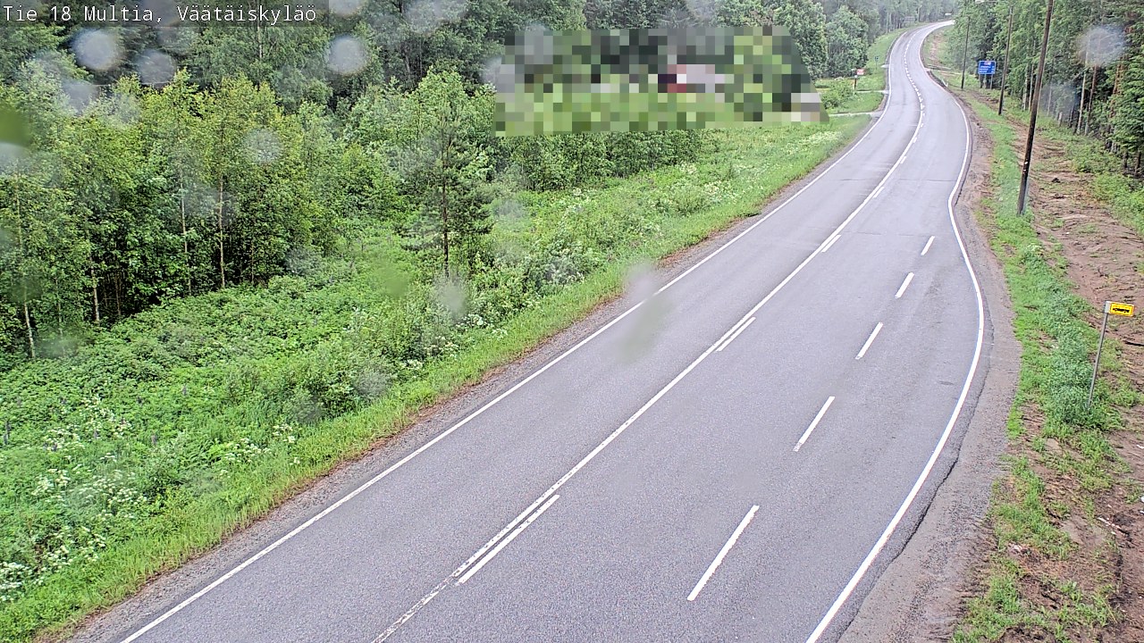 Weather Camera Image Väg 18 Multia, Väätäiskylä, Multia, Keski-Suomi