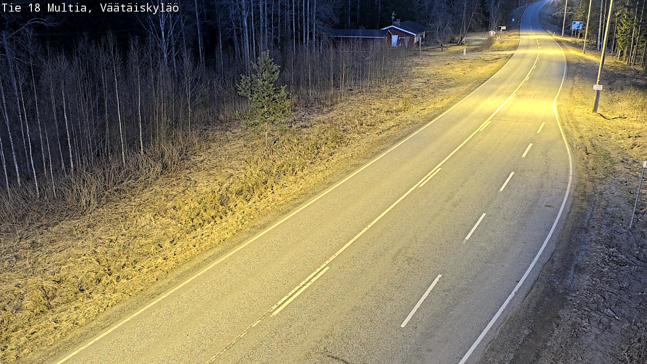 Weather Camera Image Väg 18 Multia, Väätäiskylä, Multia, Keski-Suomi