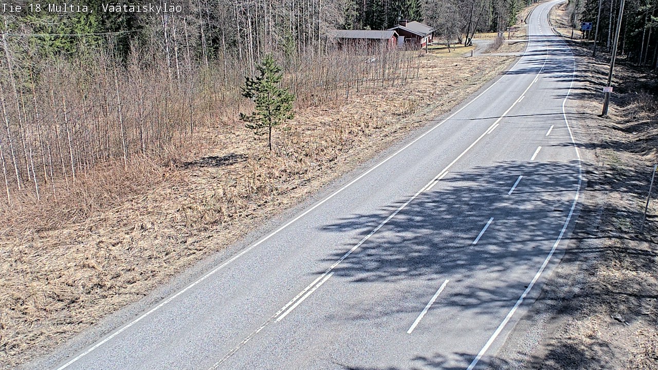 Weather Camera Image Väg 18 Multia, Väätäiskylä, Multia, Keski-Suomi