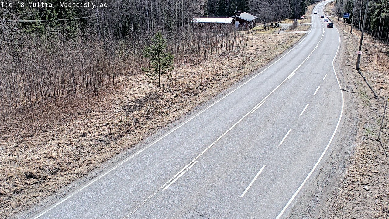 Weather Camera Image Väg 18 Multia, Väätäiskylä, Multia, Keski-Suomi