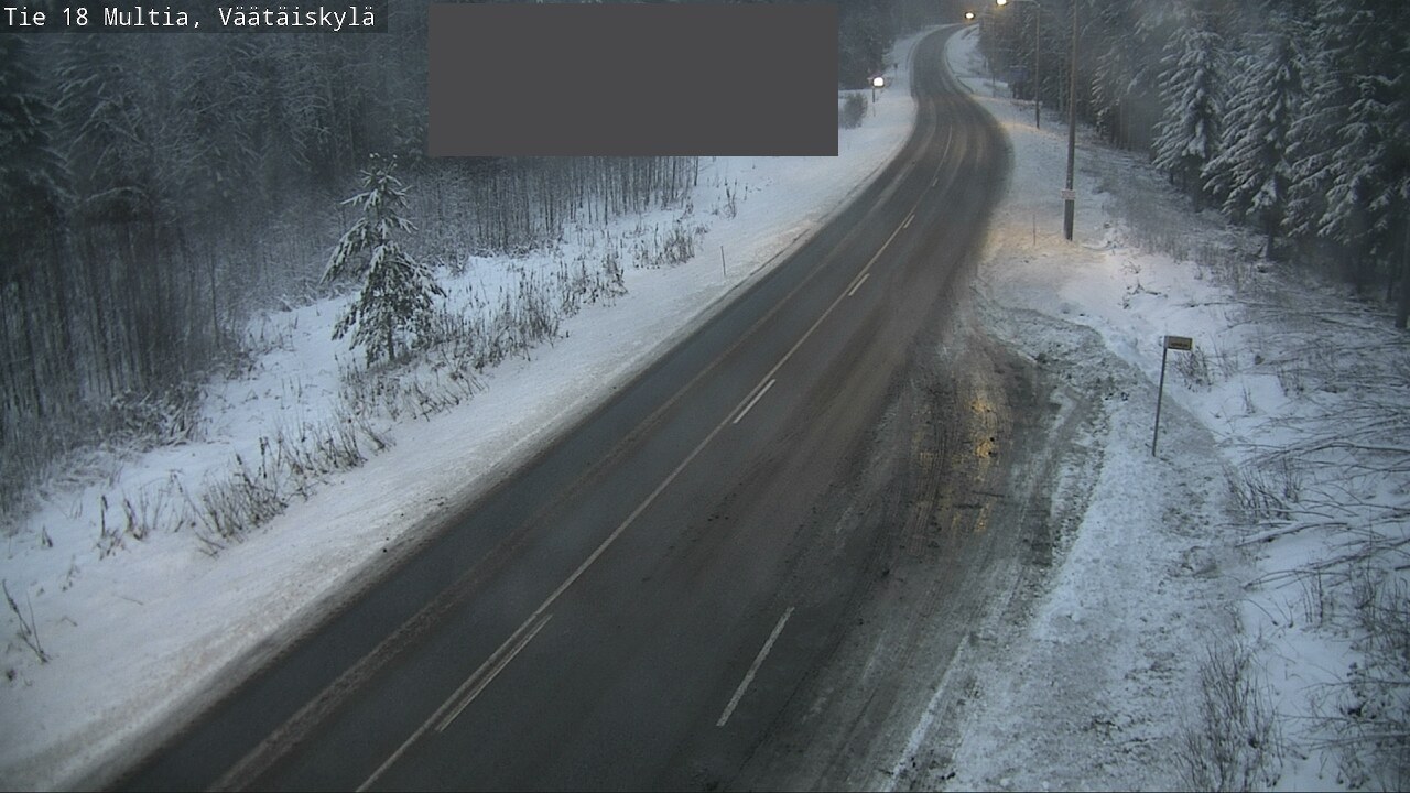 Weather Camera Image Väg 18 Multia, Väätäiskylä, Multia, Keski-Suomi