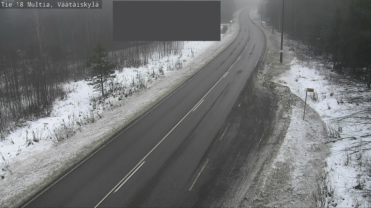 Weather Camera Image Väg 18 Multia, Väätäiskylä, Multia, Keski-Suomi