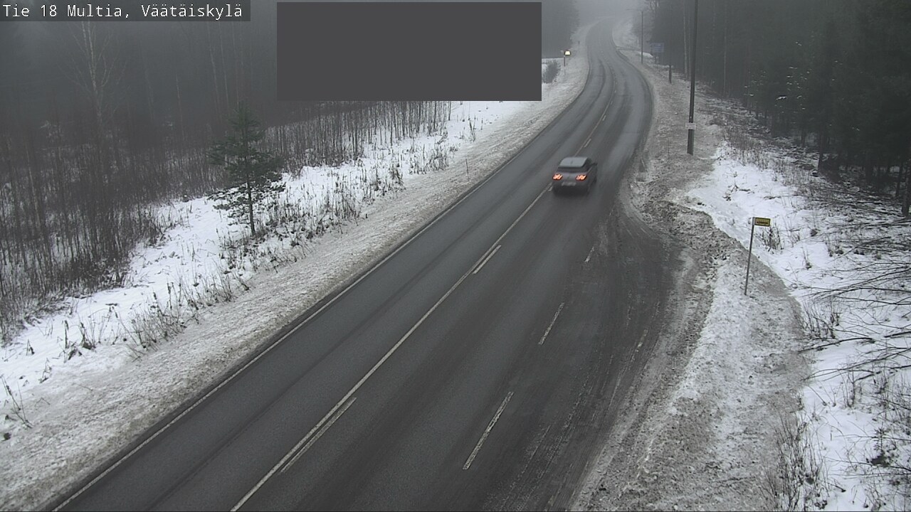 Weather Camera Image Väg 18 Multia, Väätäiskylä, Multia, Keski-Suomi
