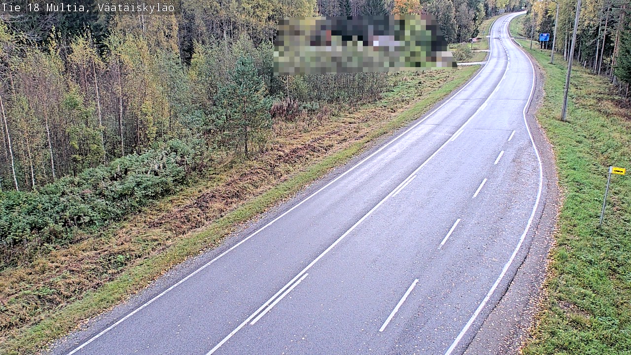 Weather Camera Image Road 18 Multia, Väätäiskylä, Multia, Keski-Suomi