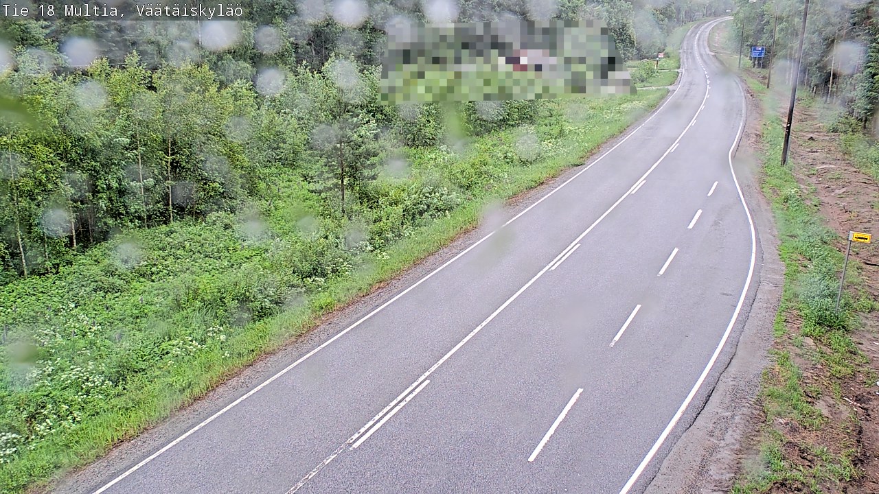 Weather Camera Image Road 18 Multia, Väätäiskylä, Multia, Keski-Suomi