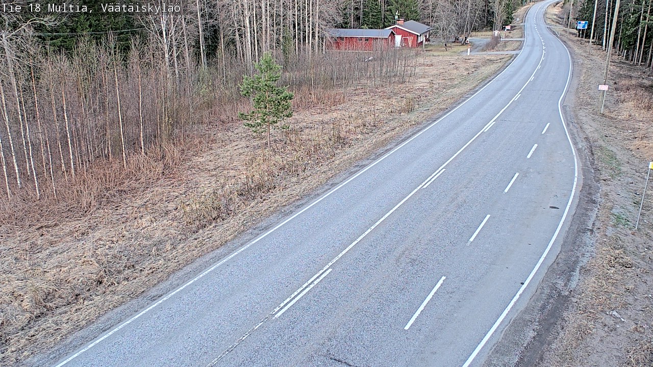 Weather Camera Image Väg 18 Multia, Väätäiskylä, Multia, Keski-Suomi