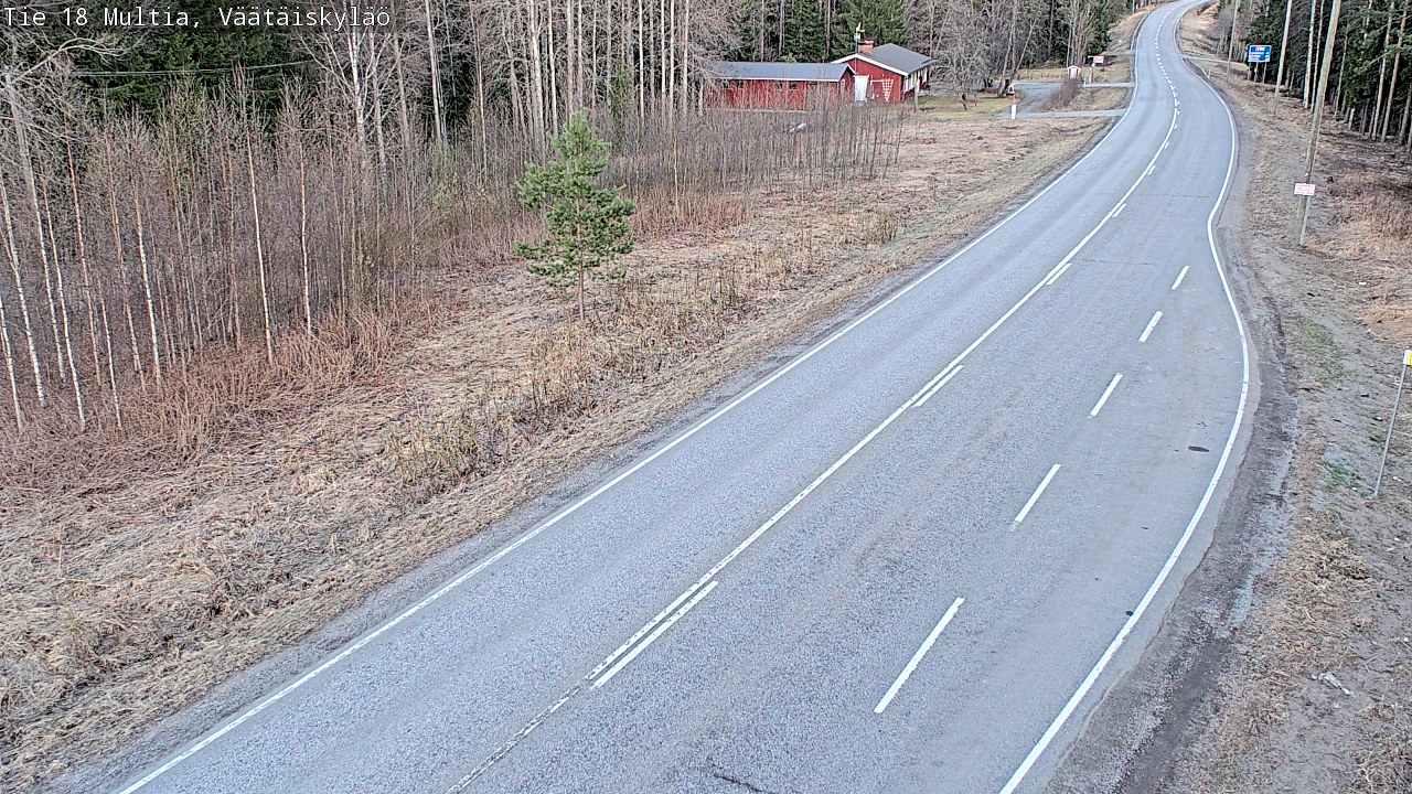 Weather Camera Image Väg 18 Multia, Väätäiskylä, Multia, Keski-Suomi