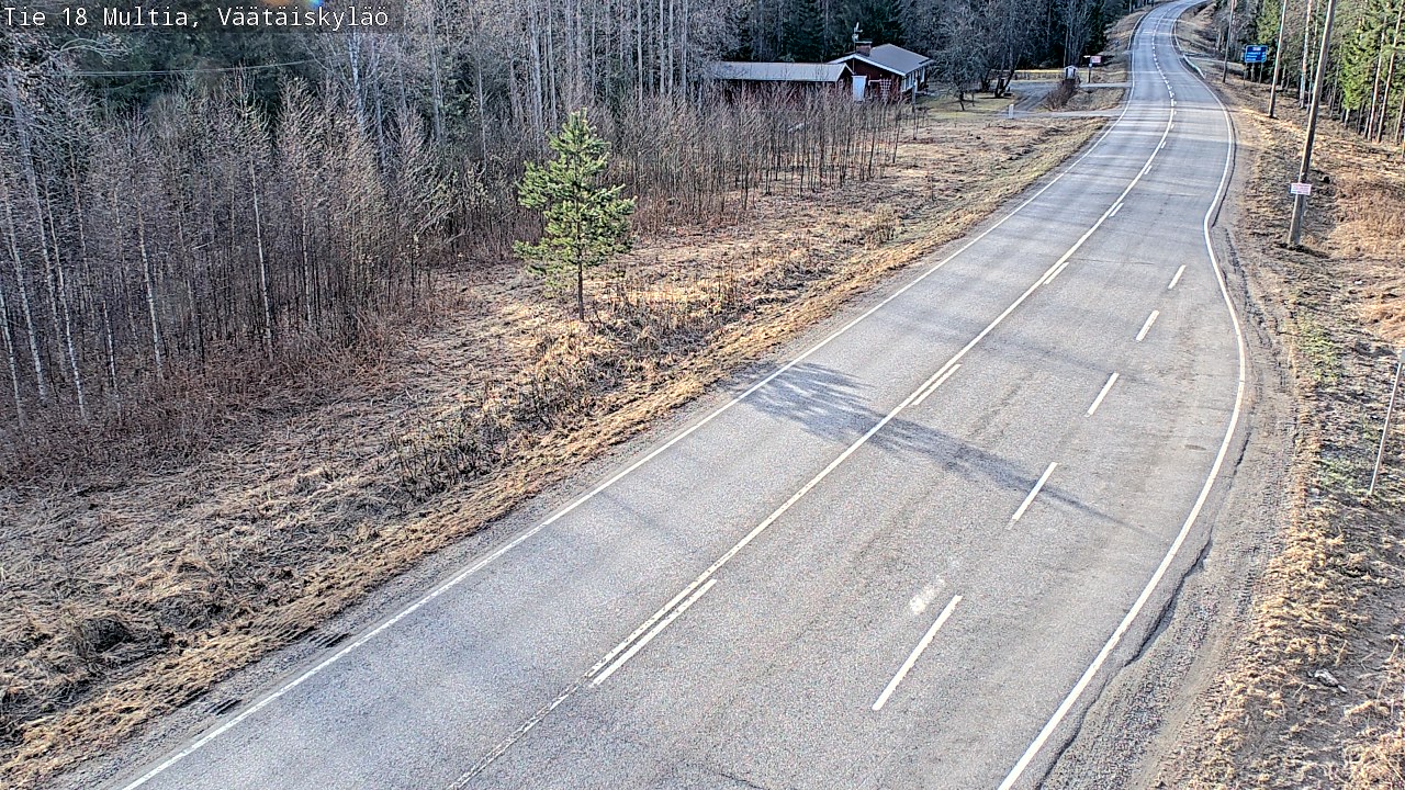 Weather Camera Image Väg 18 Multia, Väätäiskylä, Multia, Keski-Suomi