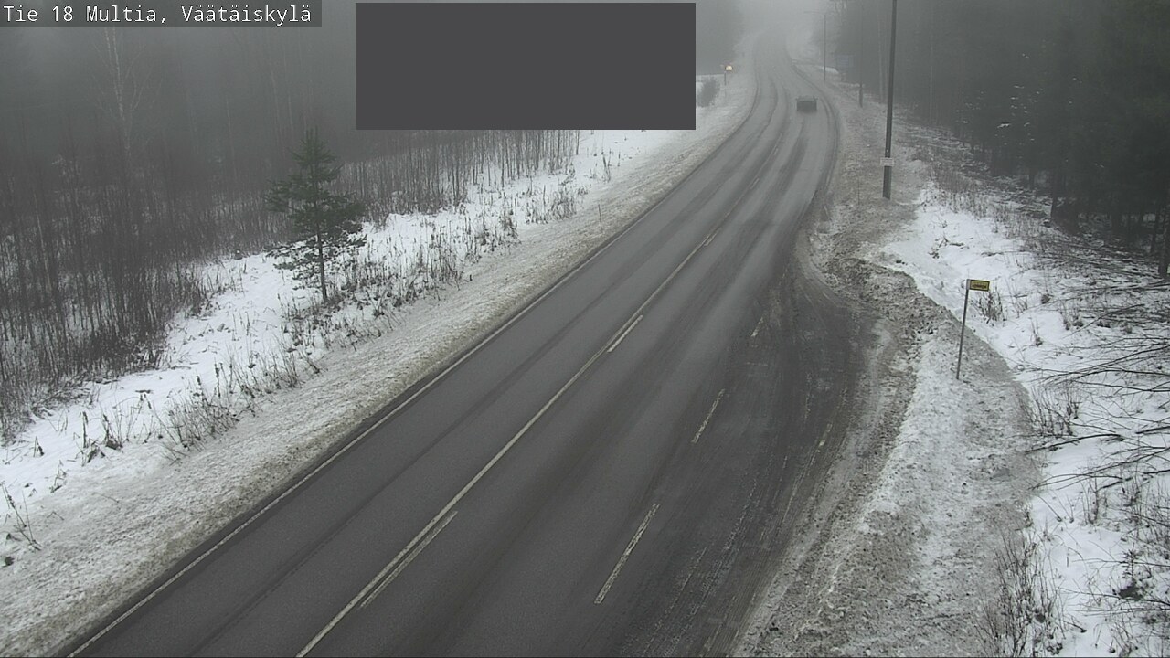 Weather Camera Image Väg 18 Multia, Väätäiskylä, Multia, Keski-Suomi