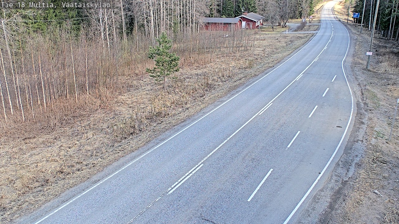 Weather Camera Image Väg 18 Multia, Väätäiskylä, Multia, Keski-Suomi