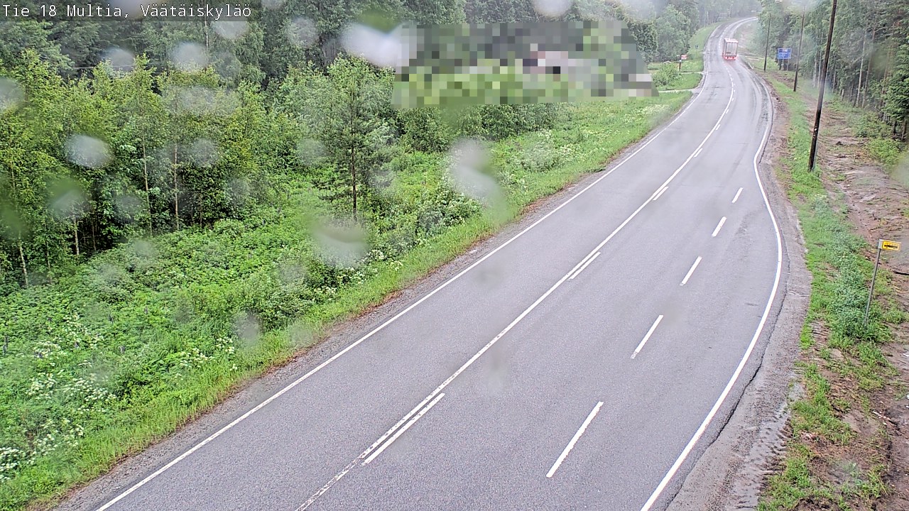 Weather Camera Image Väg 18 Multia, Väätäiskylä, Multia, Keski-Suomi