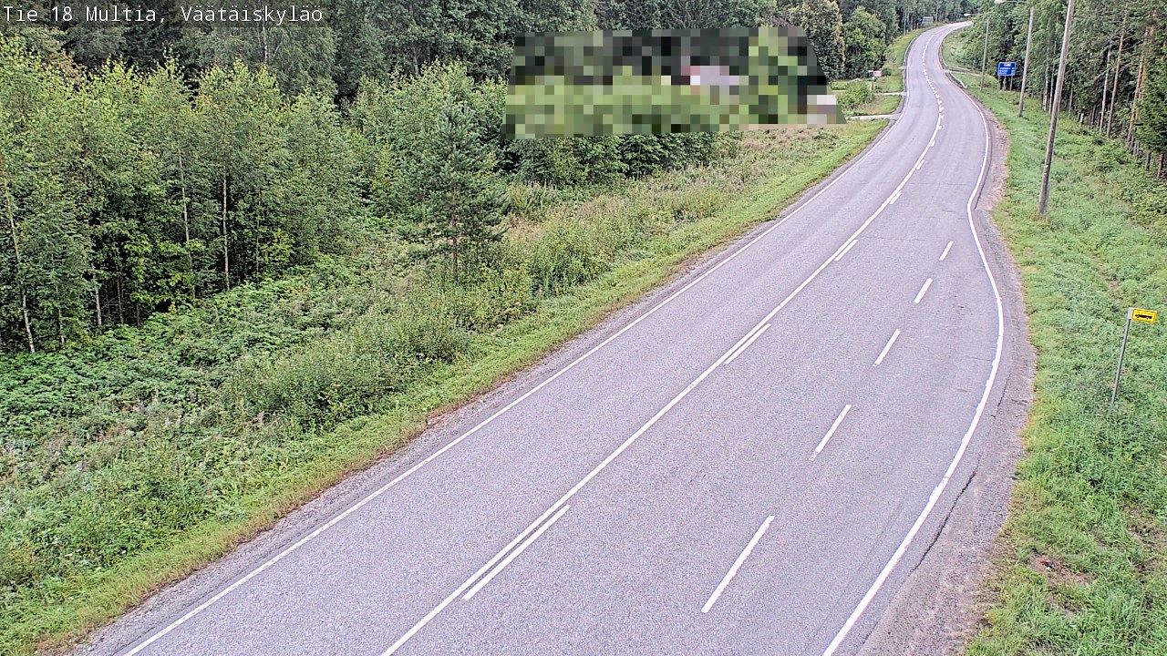 Weather Camera Image Road 18 Multia, Väätäiskylä, Multia, Keski-Suomi