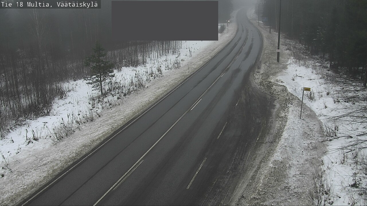 Weather Camera Image Väg 18 Multia, Väätäiskylä, Multia, Keski-Suomi