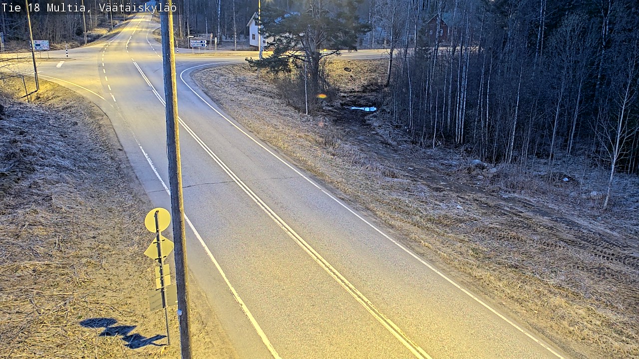 Weather Camera Image Väg 18 Multia, Väätäiskylä, Multia, Keski-Suomi