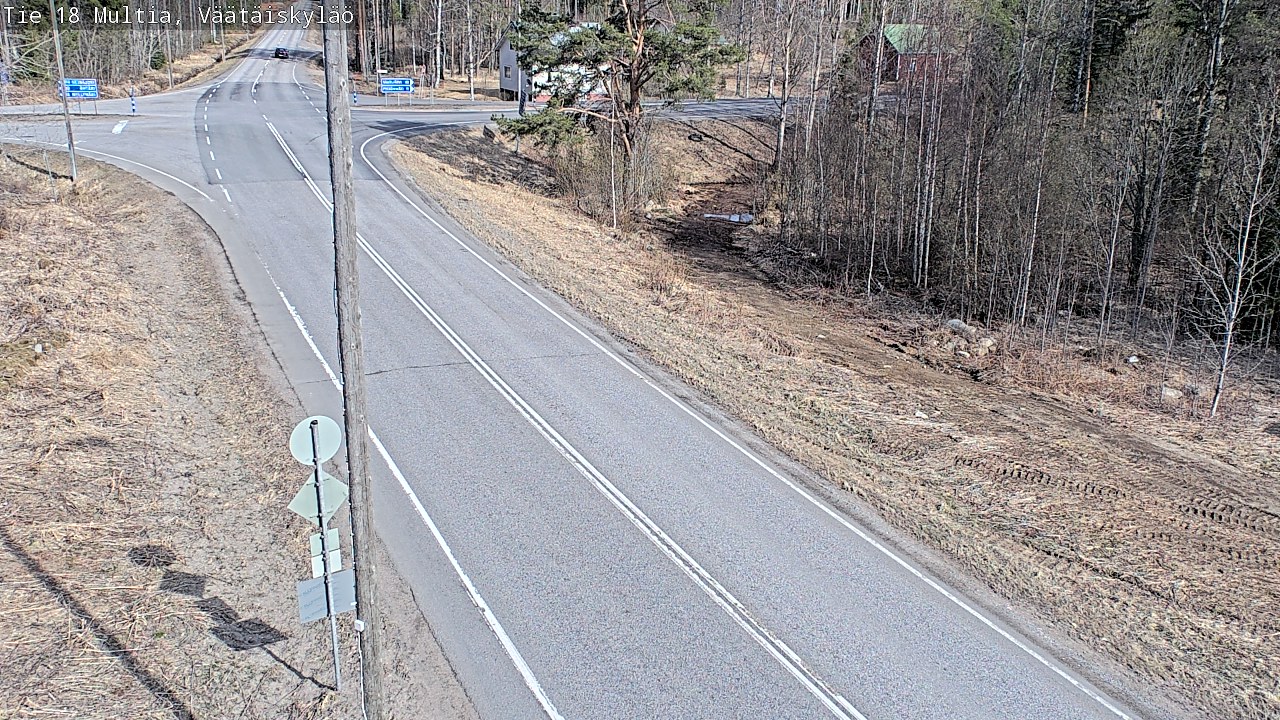 Weather Camera Image Väg 18 Multia, Väätäiskylä, Multia, Keski-Suomi