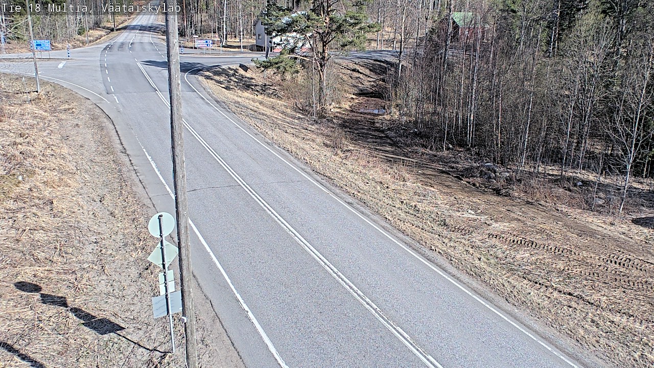 Weather Camera Image Väg 18 Multia, Väätäiskylä, Multia, Keski-Suomi