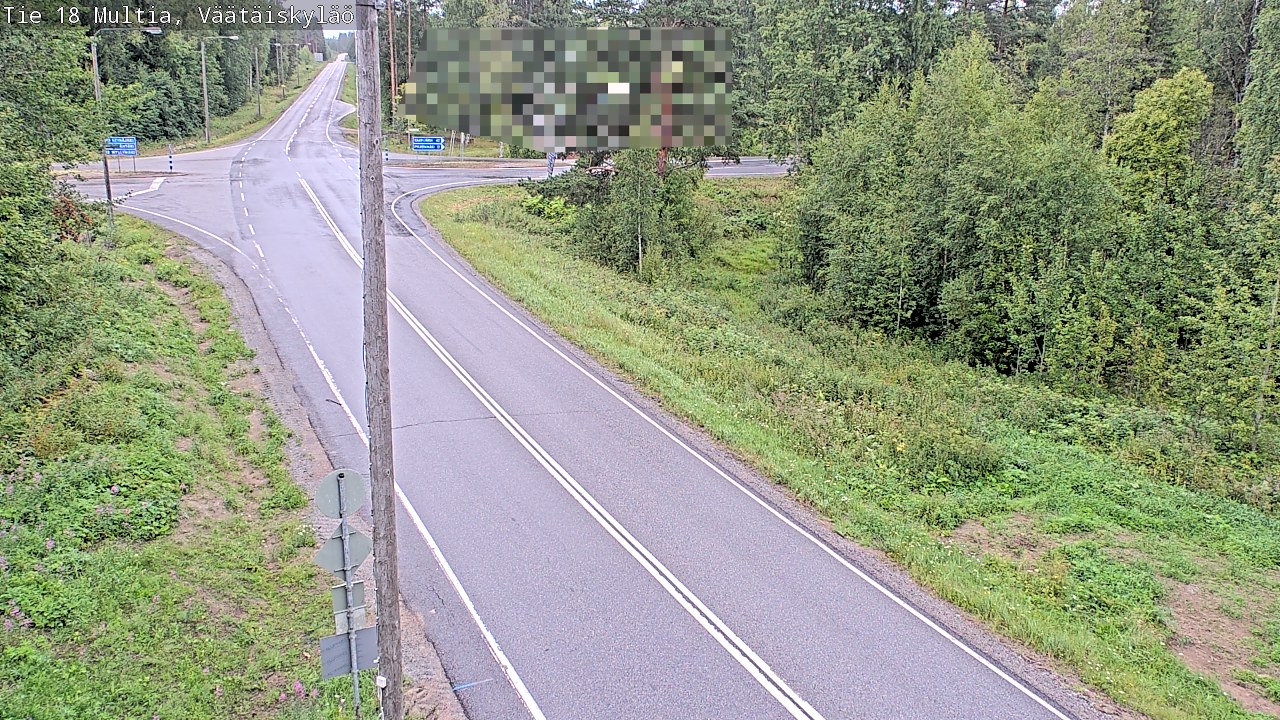 Weather Camera Image Road 18 Multia, Väätäiskylä, Multia, Keski-Suomi