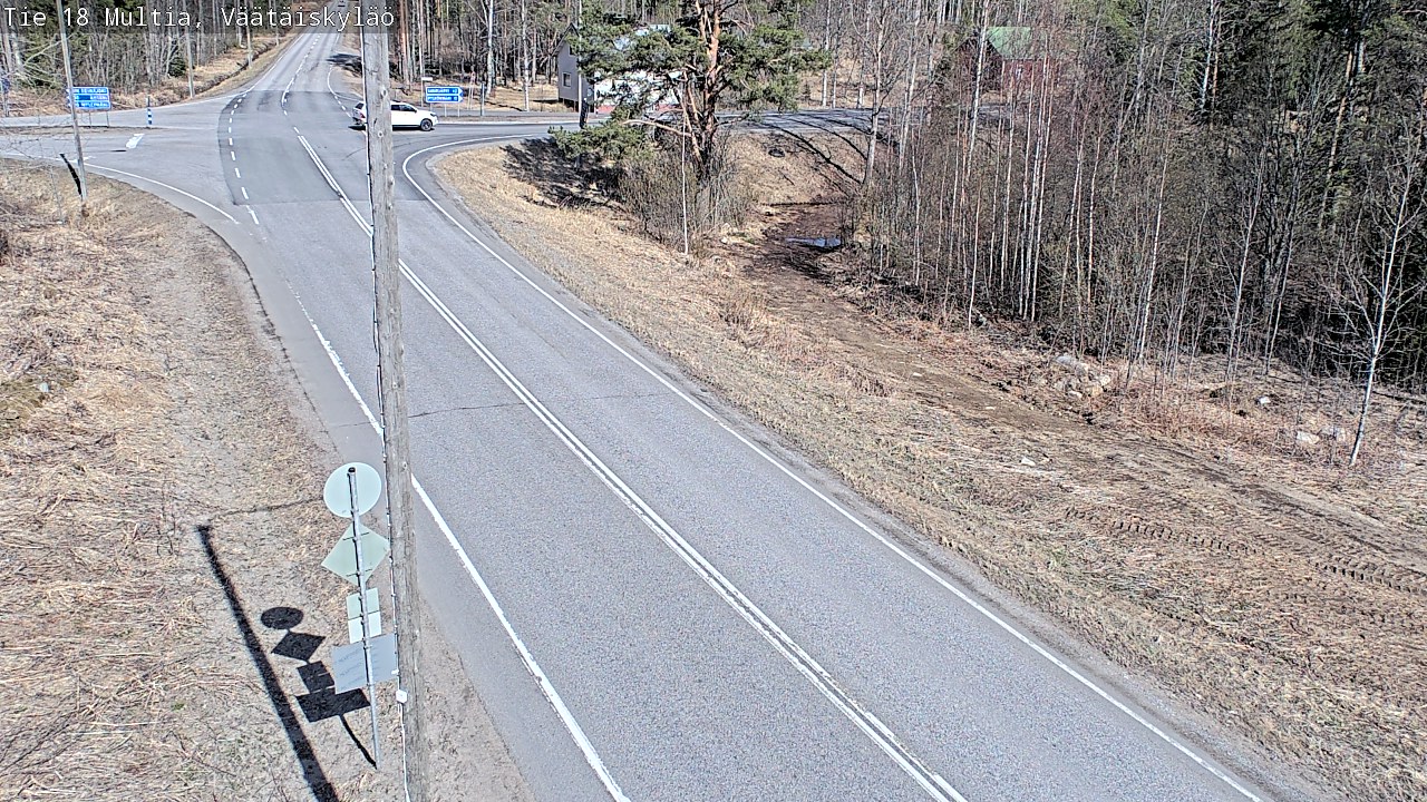 Weather Camera Image Väg 18 Multia, Väätäiskylä, Multia, Keski-Suomi