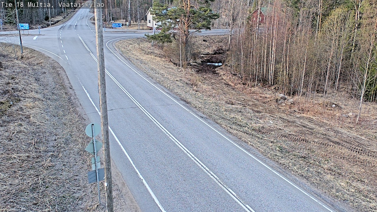 Weather Camera Image Väg 18 Multia, Väätäiskylä, Multia, Keski-Suomi