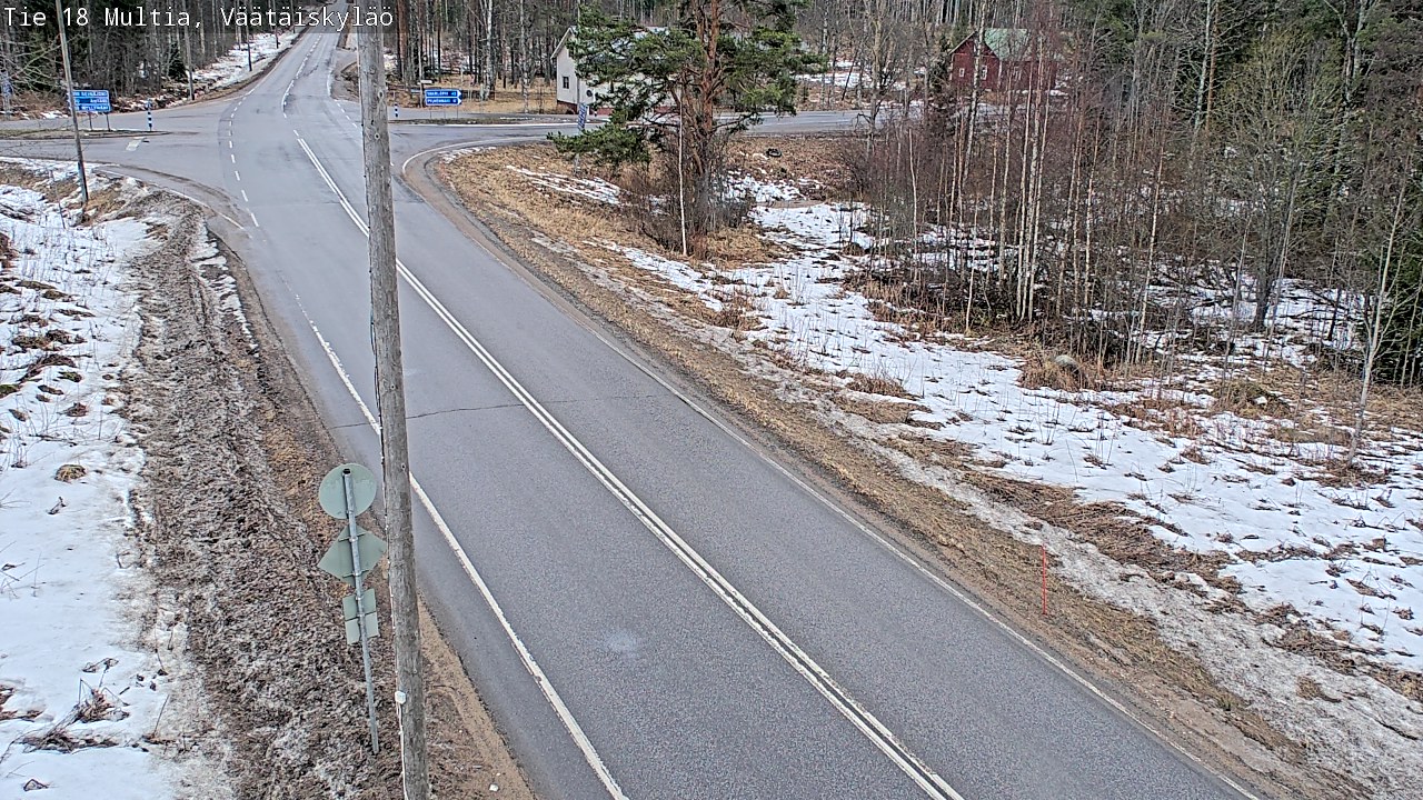 Weather Camera Image Road 18 Multia, Väätäiskylä, Multia, Keski-Suomi