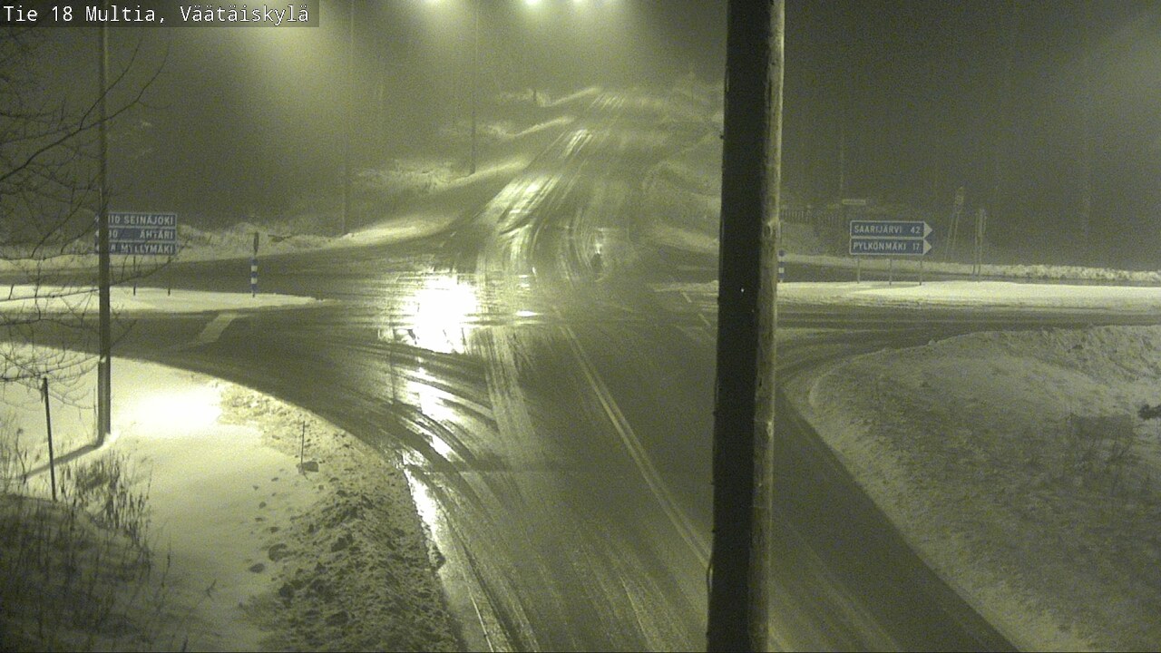 Weather Camera Image Väg 18 Multia, Väätäiskylä, Multia, Keski-Suomi