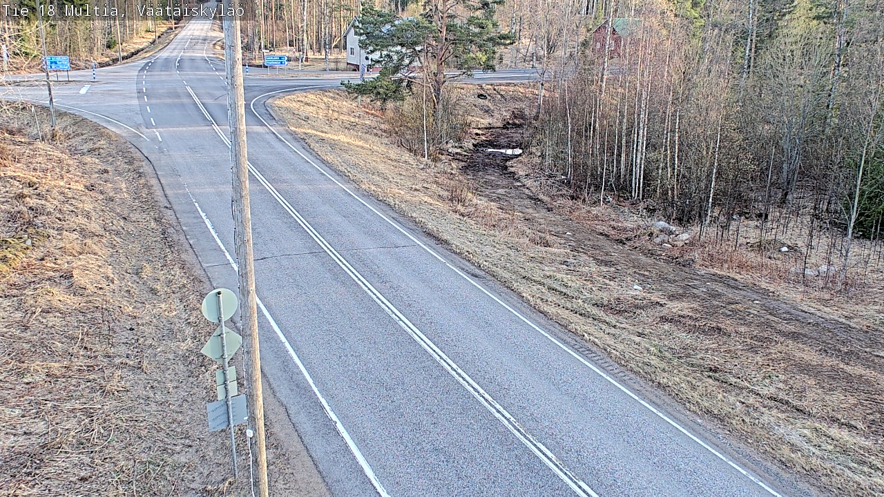 Weather Camera Image Väg 18 Multia, Väätäiskylä, Multia, Keski-Suomi