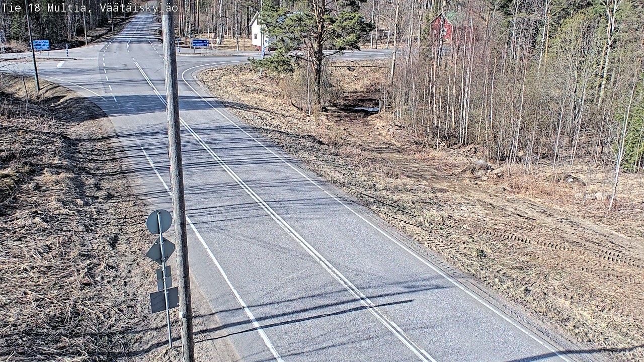 Weather Camera Image Väg 18 Multia, Väätäiskylä, Multia, Keski-Suomi