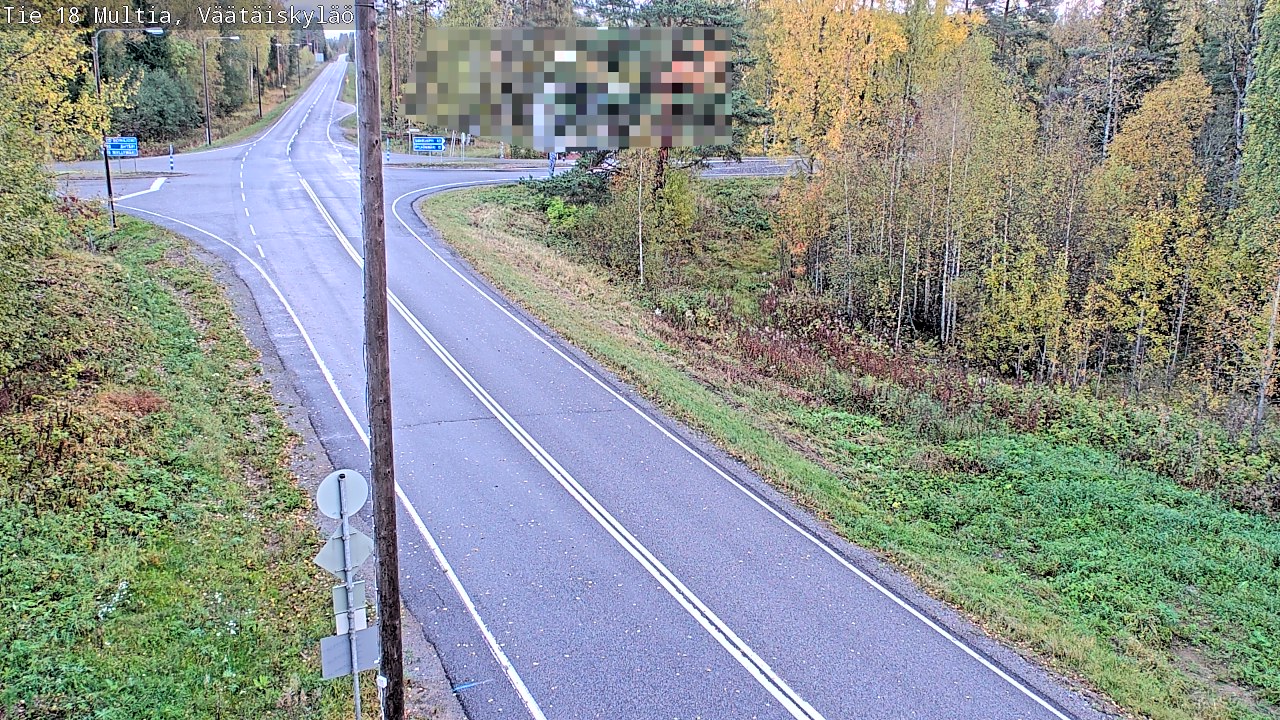 Weather Camera Image Road 18 Multia, Väätäiskylä, Multia, Keski-Suomi