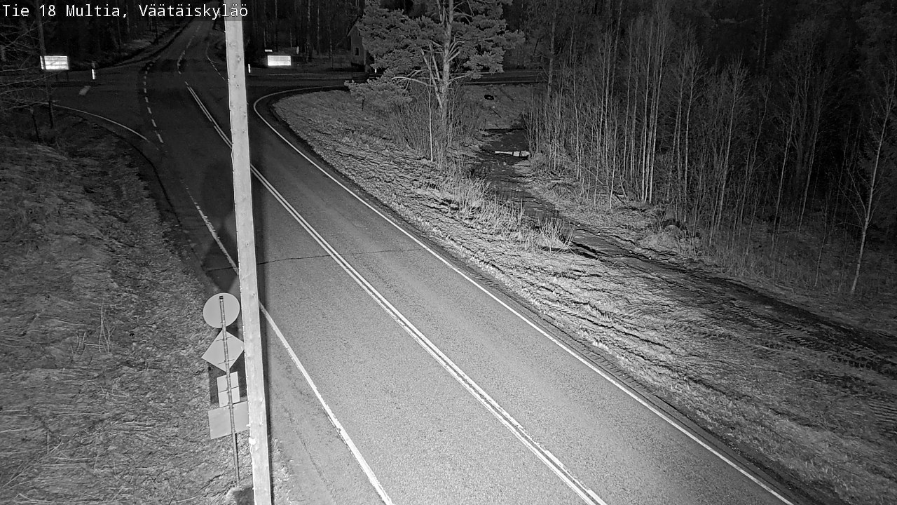 Weather Camera Image Väg 18 Multia, Väätäiskylä, Multia, Keski-Suomi