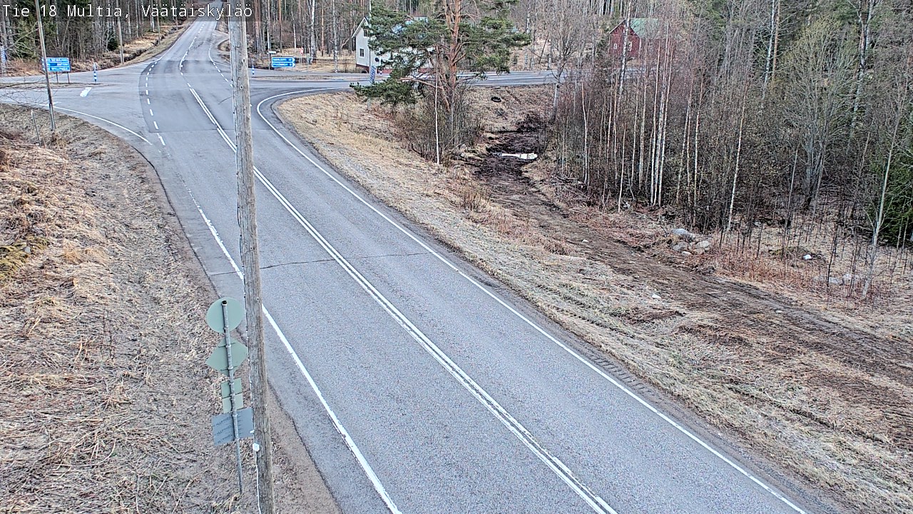 Weather Camera Image Väg 18 Multia, Väätäiskylä, Multia, Keski-Suomi