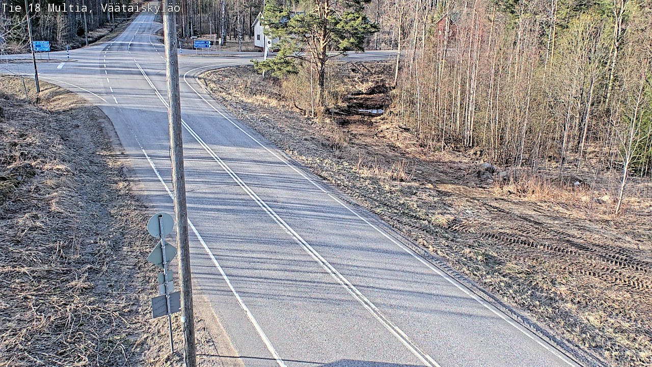 Weather Camera Image Väg 18 Multia, Väätäiskylä, Multia, Keski-Suomi