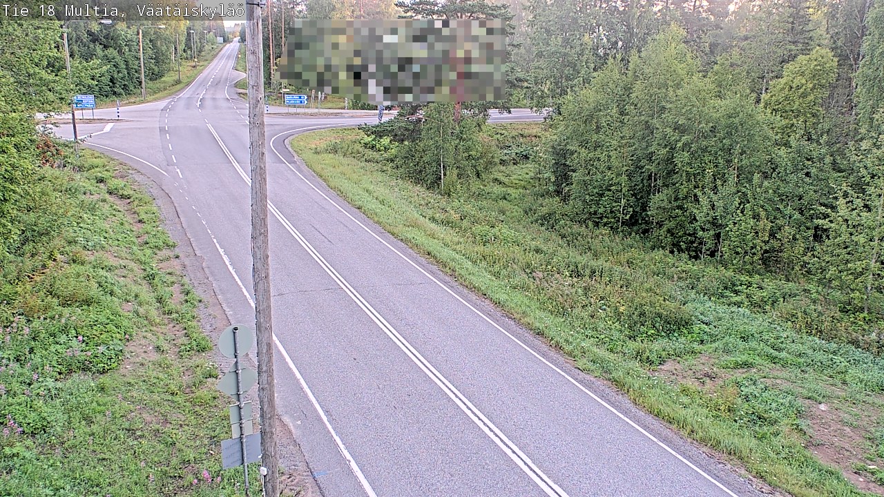 Weather Camera Image Väg 18 Multia, Väätäiskylä, Multia, Keski-Suomi