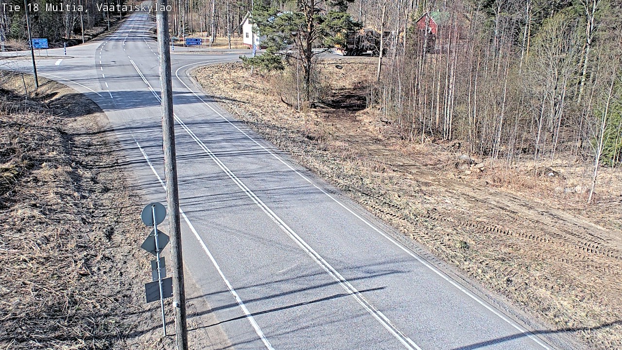 Weather Camera Image Väg 18 Multia, Väätäiskylä, Multia, Keski-Suomi