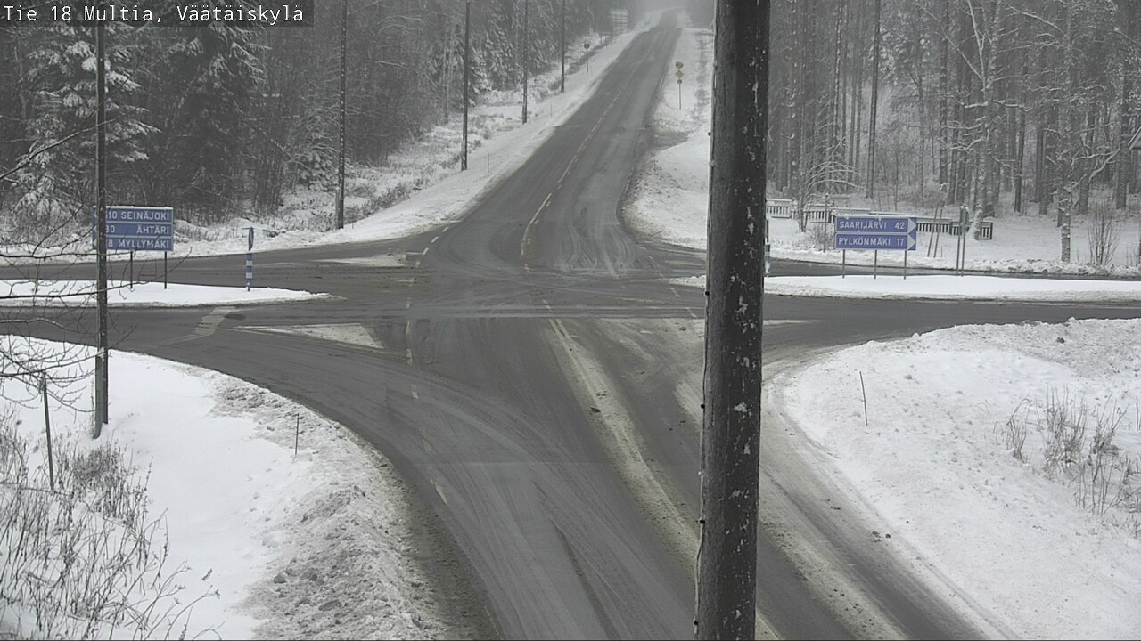 Weather Camera Image Väg 18 Multia, Väätäiskylä, Multia, Keski-Suomi