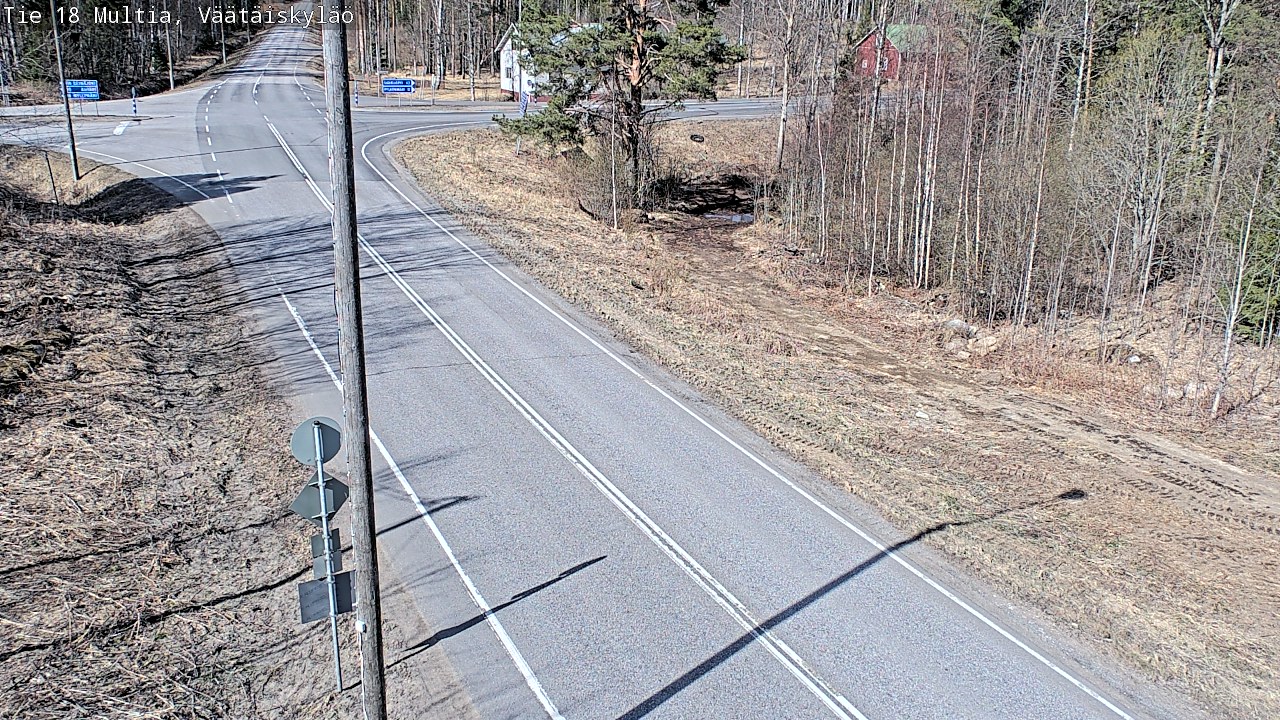 Weather Camera Image Väg 18 Multia, Väätäiskylä, Multia, Keski-Suomi