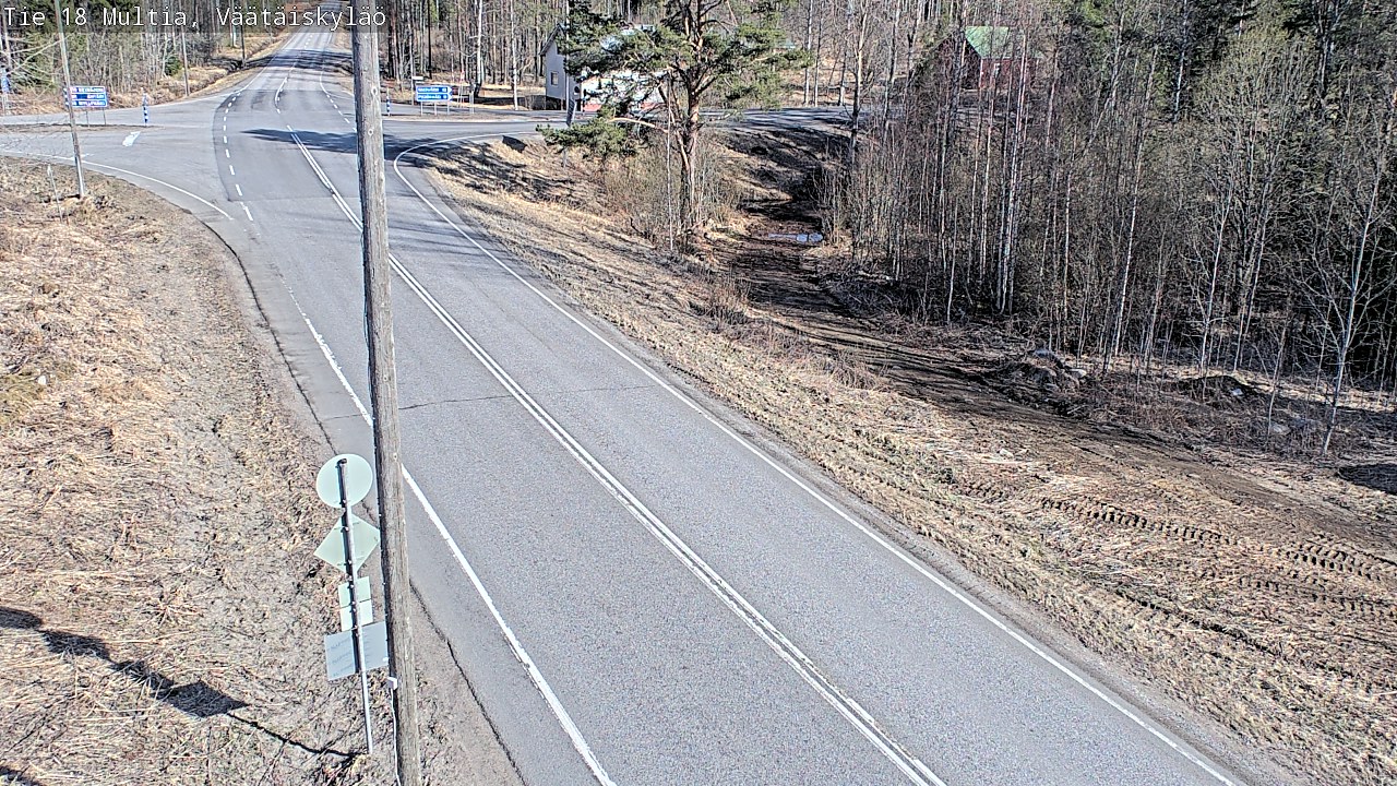 Weather Camera Image Väg 18 Multia, Väätäiskylä, Multia, Keski-Suomi