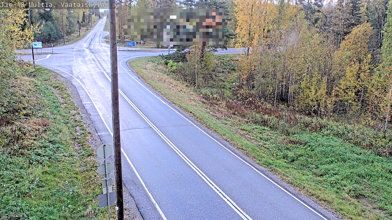 Weather Camera Image Road 18 Multia, Väätäiskylä, Multia, Keski-Suomi