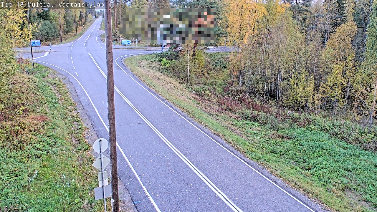 Weather Camera Image Road 18 Multia, Väätäiskylä, Multia, Keski-Suomi