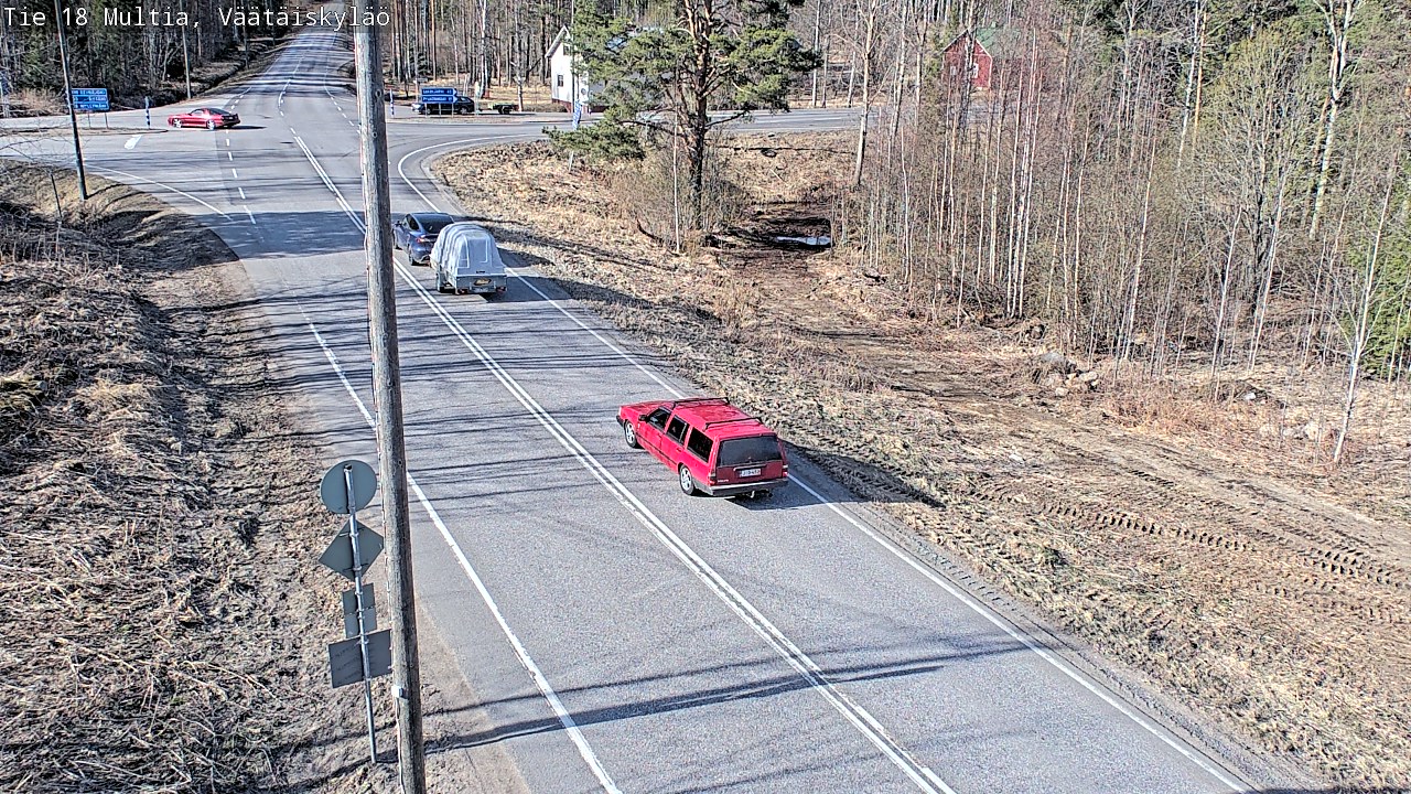 Weather Camera Image Väg 18 Multia, Väätäiskylä, Multia, Keski-Suomi