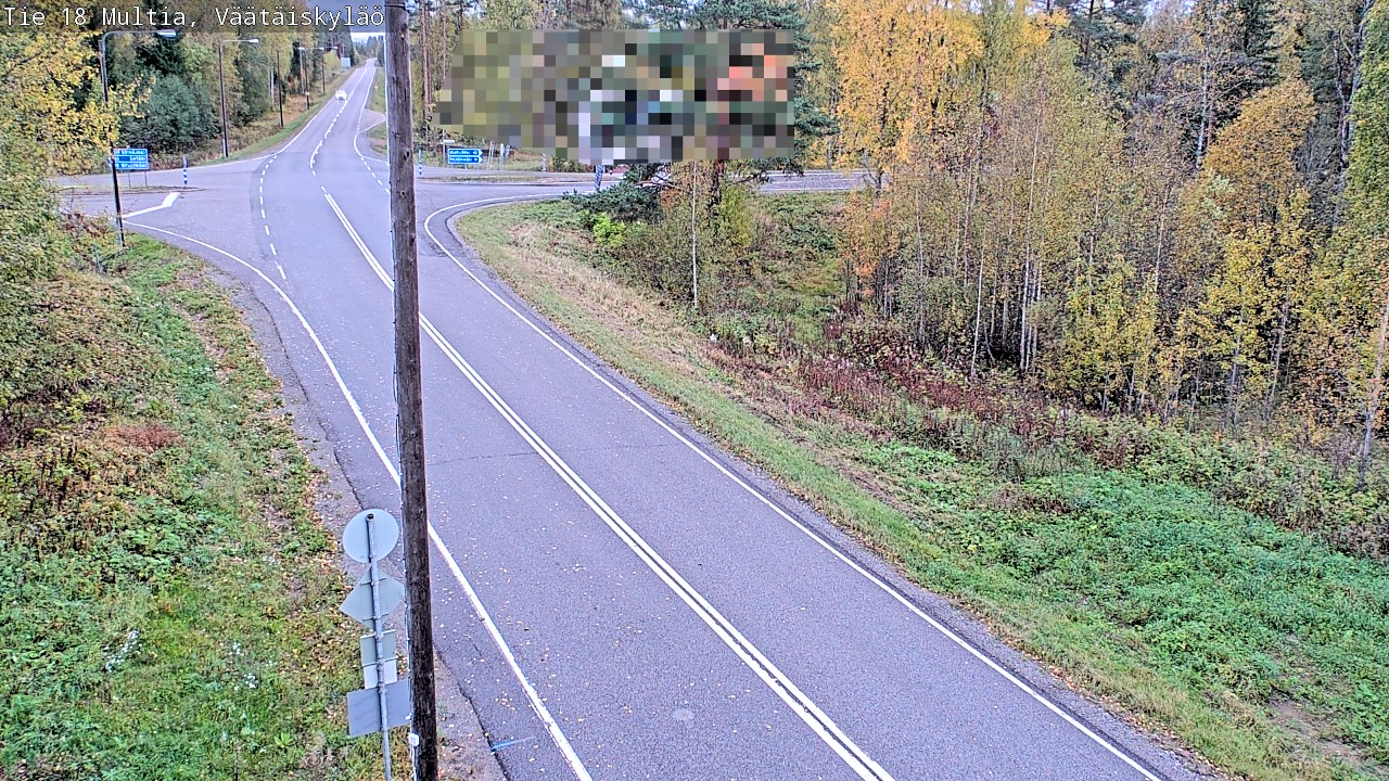 Weather Camera Image Road 18 Multia, Väätäiskylä, Multia, Keski-Suomi