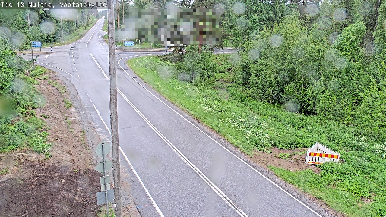 Weather Camera Image Väg 18 Multia, Väätäiskylä, Multia, Keski-Suomi