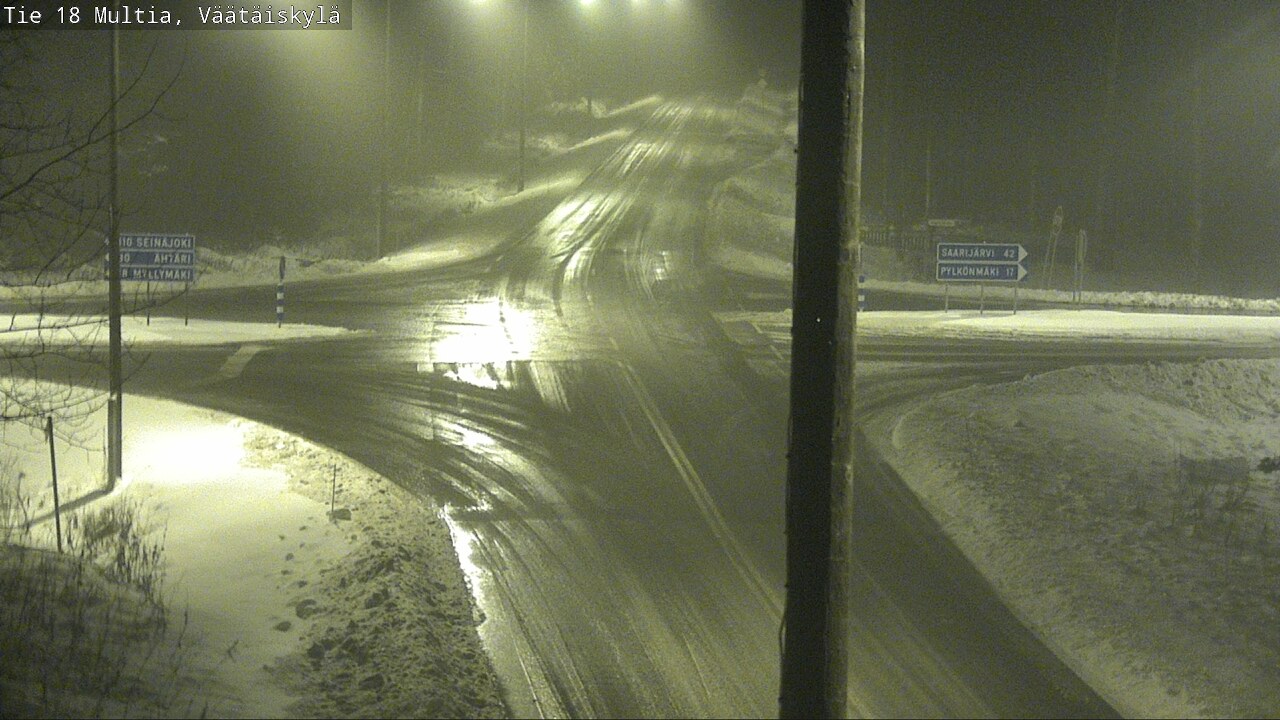 Weather Camera Image Väg 18 Multia, Väätäiskylä, Multia, Keski-Suomi