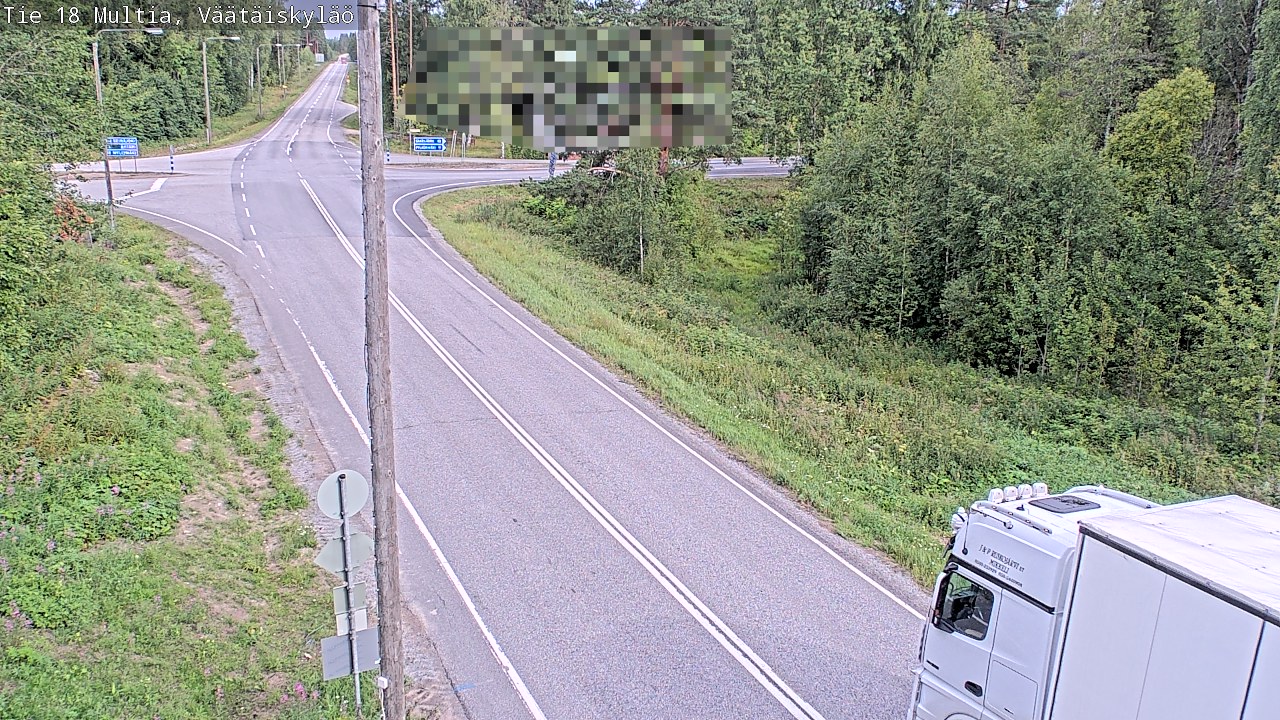 Weather Camera Image Väg 18 Multia, Väätäiskylä, Multia, Keski-Suomi