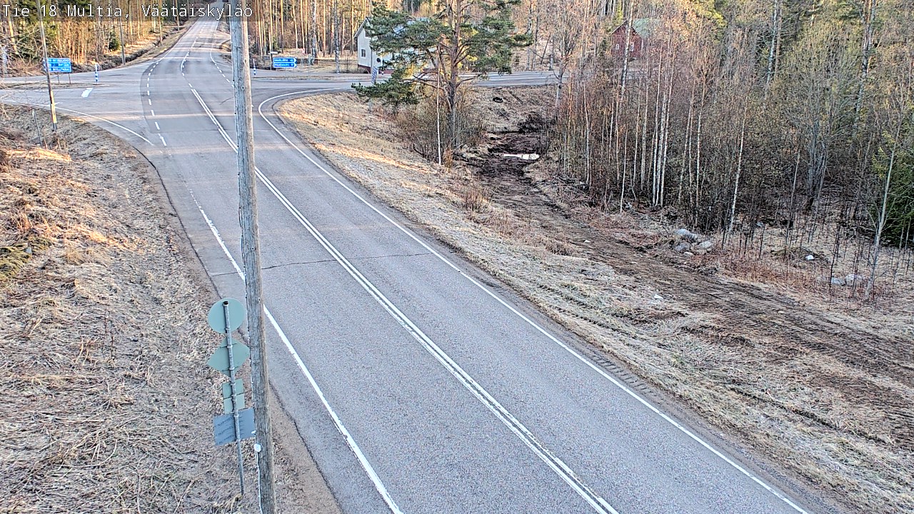 Weather Camera Image Väg 18 Multia, Väätäiskylä, Multia, Keski-Suomi