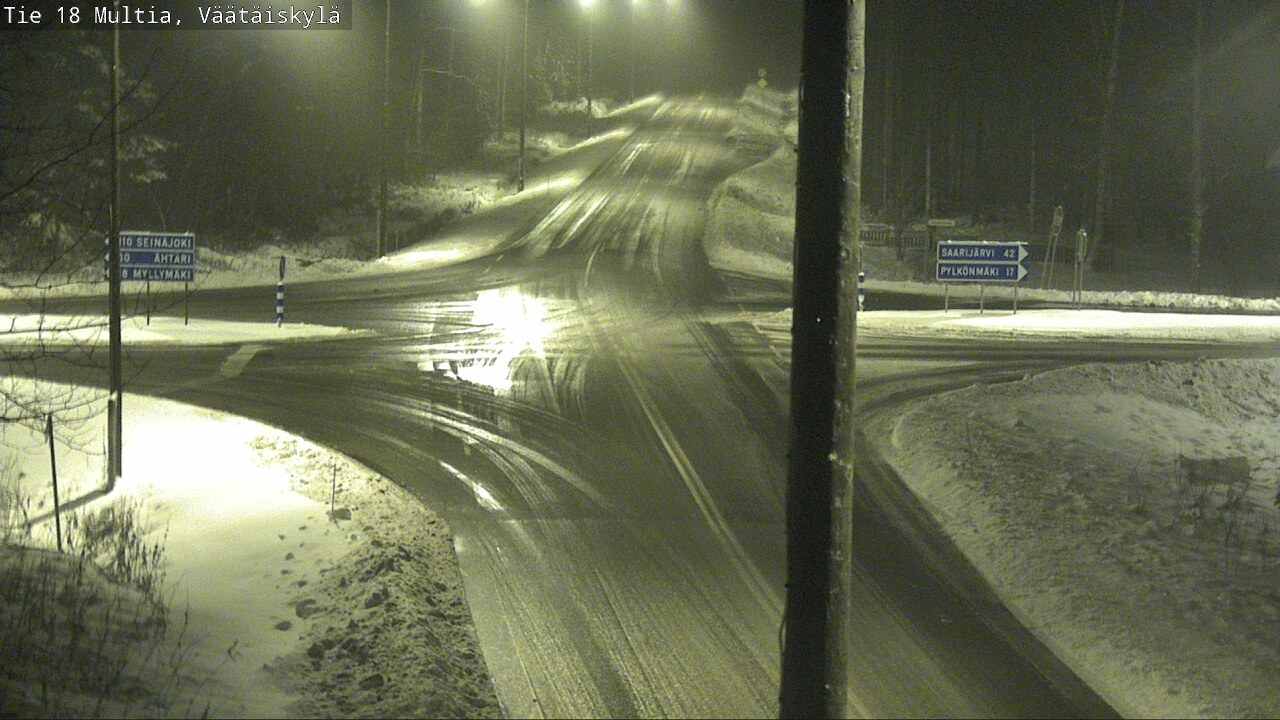 Weather Camera Image Väg 18 Multia, Väätäiskylä, Multia, Keski-Suomi
