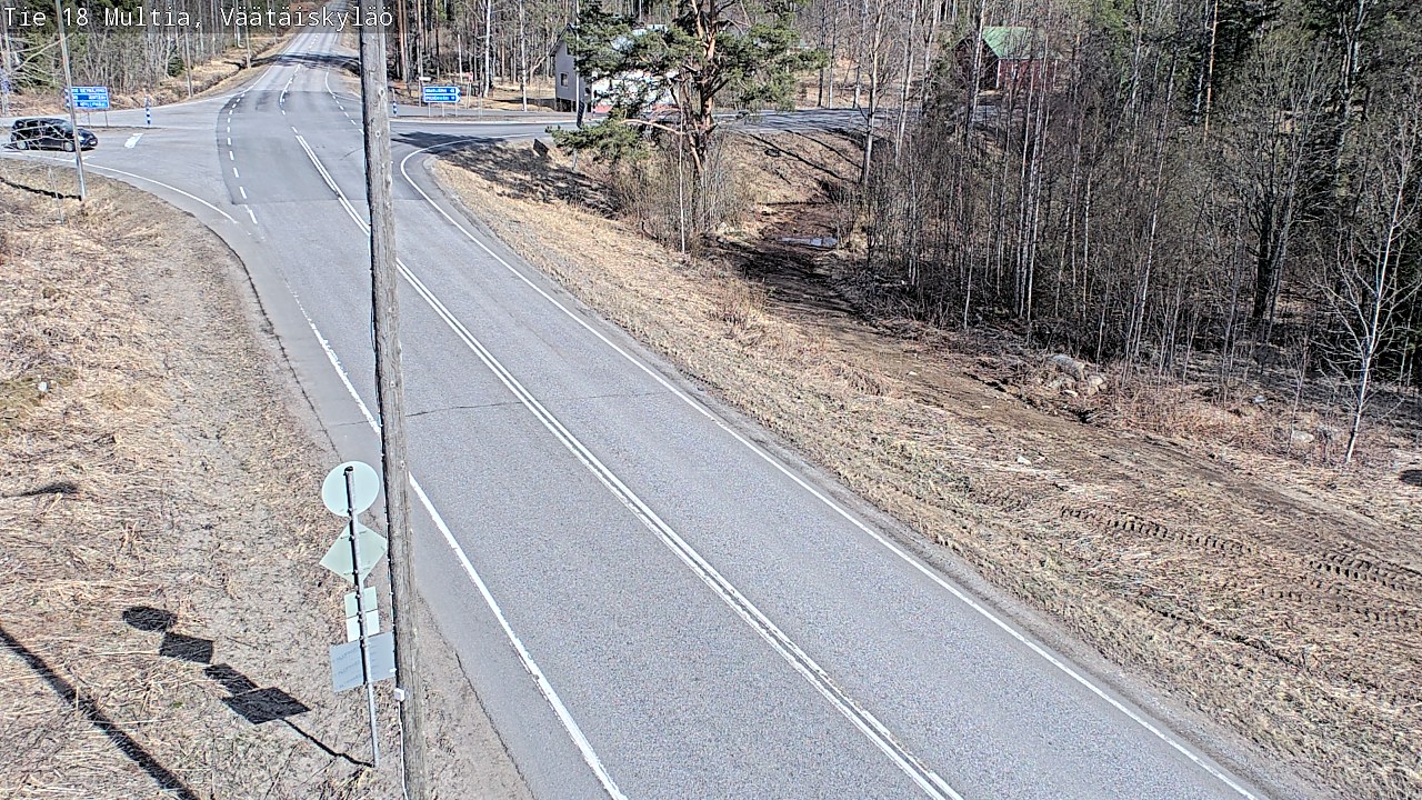 Weather Camera Image Väg 18 Multia, Väätäiskylä, Multia, Keski-Suomi
