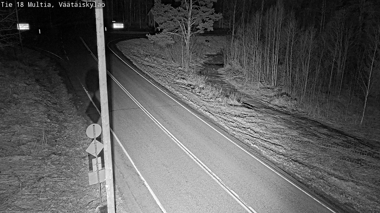 Weather Camera Image Väg 18 Multia, Väätäiskylä, Multia, Keski-Suomi