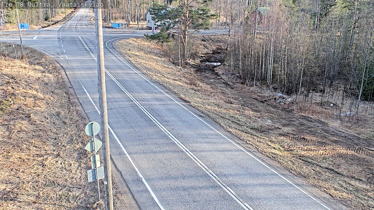 Weather Camera Image Väg 18 Multia, Väätäiskylä, Multia, Keski-Suomi